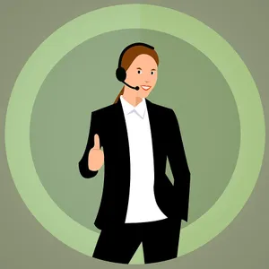 Professional Customer Support Representative Wallpaper