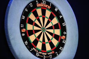 Professional Darts Sport Dartboard Close-up Wallpaper