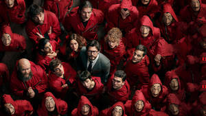 Professor Money Heist King Of Robbery Wallpaper