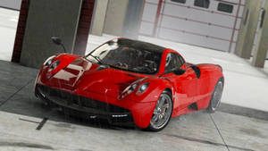 Project Cars 4k Glossy Red Pagani Wallpaper