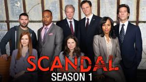 Promotional Poster From The First Season Of Scandal Television Series Wallpaper
