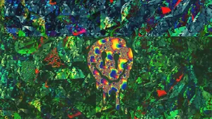 Psychedelic Grunge Explosion Wallpaper