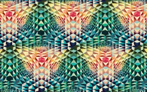 Psychedelic Mosaic Wallpaper