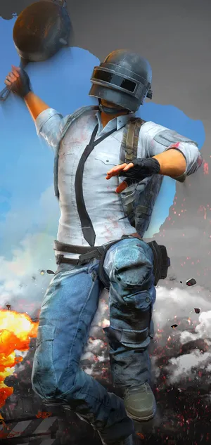 Pubg Conqueror Frying Pan Wallpaper