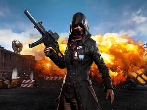 Pubg Full Screen Player Explosion Wallpaper