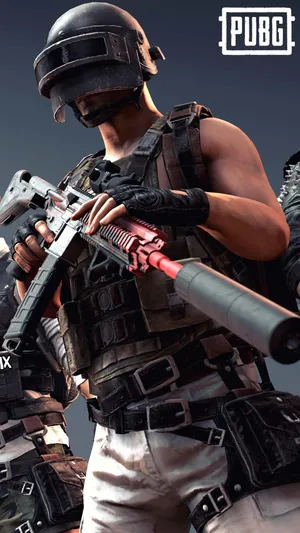 Pubg Hd Helmet And Sleeveless Player Wallpaper