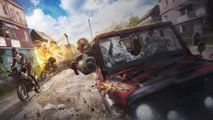 Pubg Hd Shooting In Vehicles Wallpaper
