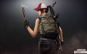 Pubg Thumbnail Girl With Cap Wallpaper