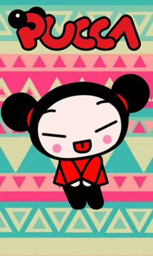 Pucca Sticking Tongue Out Wallpaper