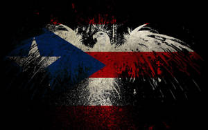 Puerto Rico Iconic Flag Symbolism Wallpaper