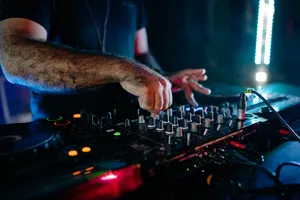 Pulsating Nightlife At Neon-lit Nightclub Wallpaper