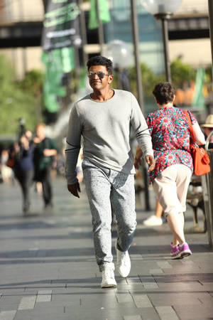 Puneeth Rajkumar Chill Walking Wallpaper