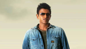 Puneeth Rajkumar Denim Jacket Wallpaper