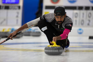 Punit Sthankiya Curling Athlete Wallpaper