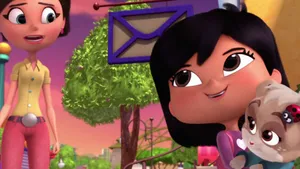 Puppy Dog Pals Chloe Holding Keia Wallpaper