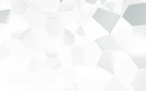 Pure White Geometric Wallpaper