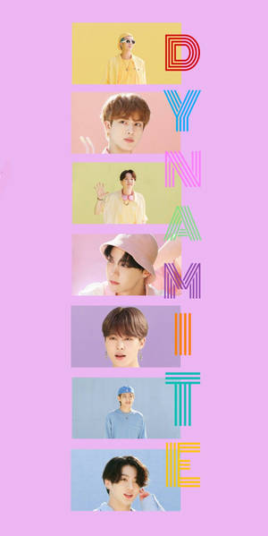 Purple Aesthetic Bts Dynamite Phone Wallpaper