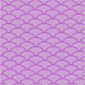 Purple Aesthetic Japanese Waves Wallpaper