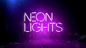 Purple Aesthetic Neon Lights Sign Wallpaper