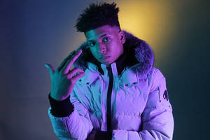 Purple Aesthetic Nle Choppa Wallpaper