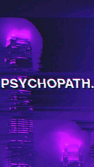 Purple Aesthetic Psychopath Wallpaper