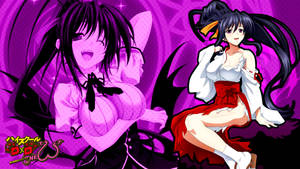 Purple Akeno Highschool Dxd Wallpaper