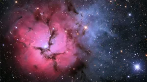 Purple And Pink Galaxy Wallpaper