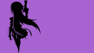 Purple Anime Aesthetic Homura Akemi Wallpaper