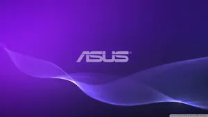 Purple Asus Light Waves Wallpaper