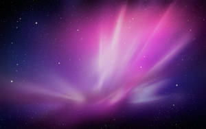 Purple Aurora Lights Mac Os Wallpaper