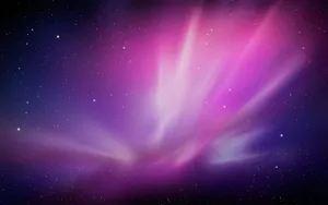 Purple Aurora Lights Mac Os Wallpaper