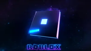 Purple Blue Roblox Logo Wallpaper