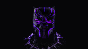Purple Concept Black Panther Wallpaper