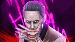 Purple Cool Joker Jared Leto Wallpaper