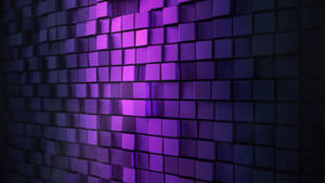 Purple Cubes 3d Android Phone Wallpaper