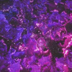 Purple Galaxy Abstract Art Wallpaper
