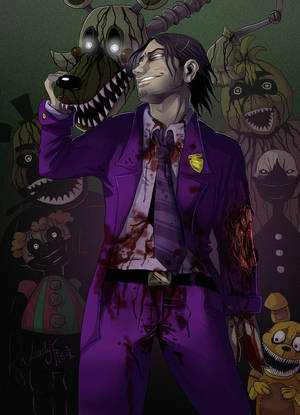 Purple Guy And The Phantoms Wallpaper