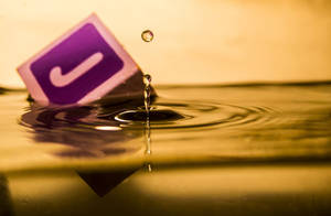 Purple Letter J Block Wallpaper