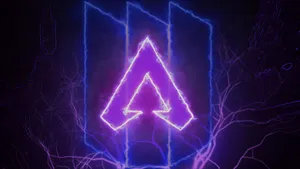Purple Lightning Apex Legends Logo Wallpaper