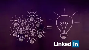 Purple Linkedin Knowledge And Ideas Wallpaper