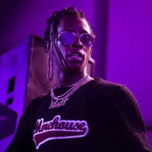 Purple Lit Young Thug Wallpaper