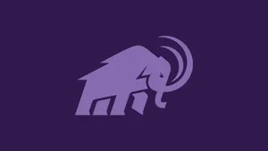 Purple Mammoth Logo Wallpaper