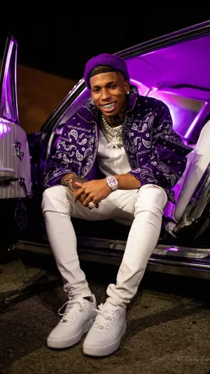 Purple Nle Choppa Wallpaper