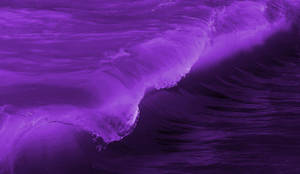 Purple Ocean Wave Wallpaper