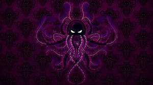 Purple Octopus Art Wallpaper