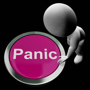 Purple Panic Press Button Wallpaper