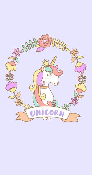 Purple Pastel Aesthetic Unicorn Wallpaper