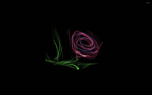 Purple Smoke Rose Aesthetic Wallpaper