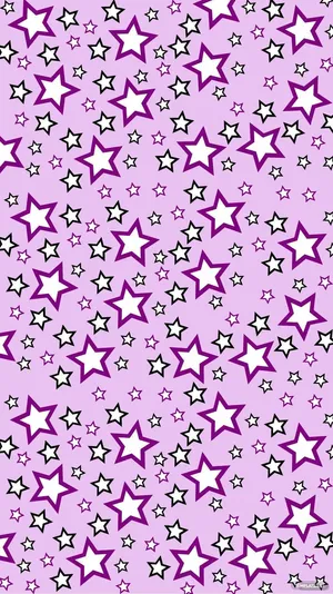 Purple Star Shining Bright Wallpaper