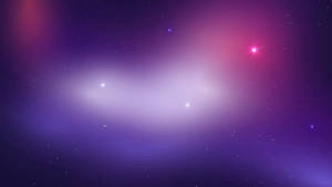 Purple Stars In Galaxy Wallpaper